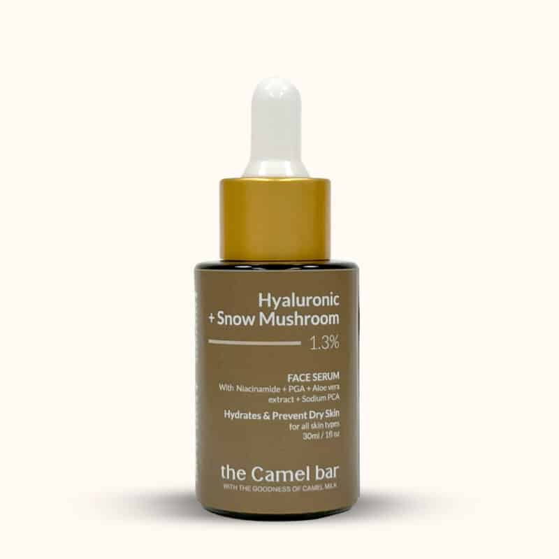 Camel Milk Hydrating Serum with Hyaluronic Acid + Snow Mushroom 1.3%