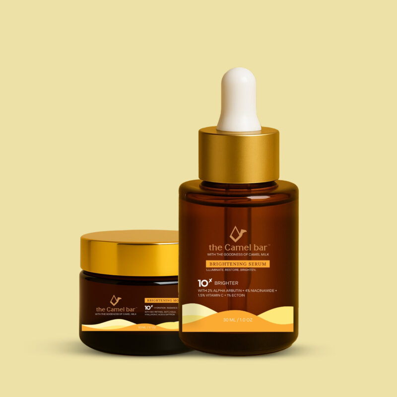 Camel Milk Serum & Hydrating Cream – Formulated for Skin Brightening with 10X Powerful Ingredients